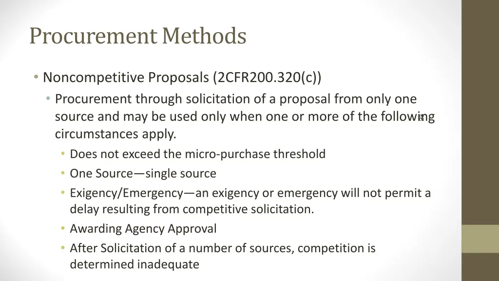 procurement methods 7