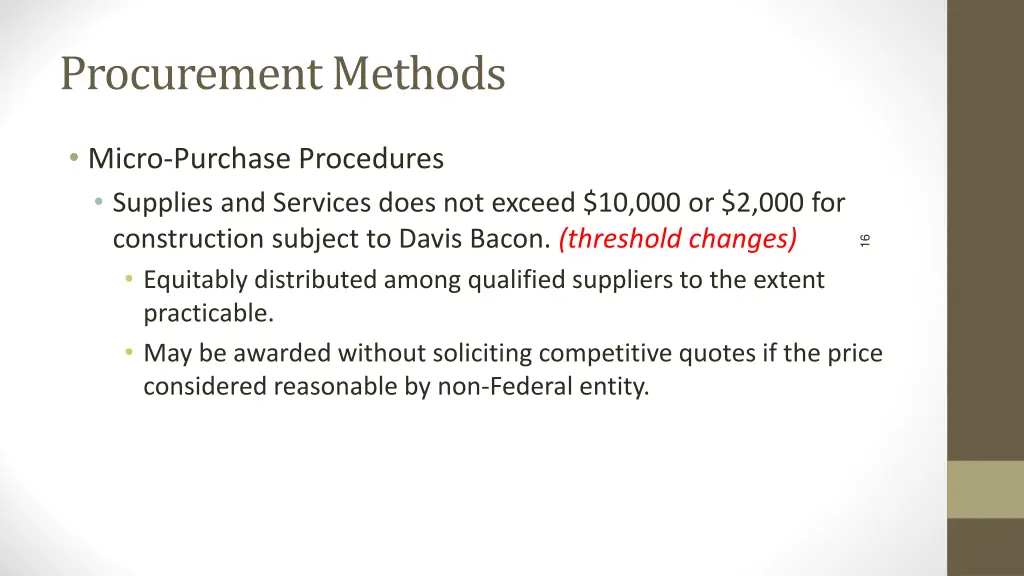 procurement methods