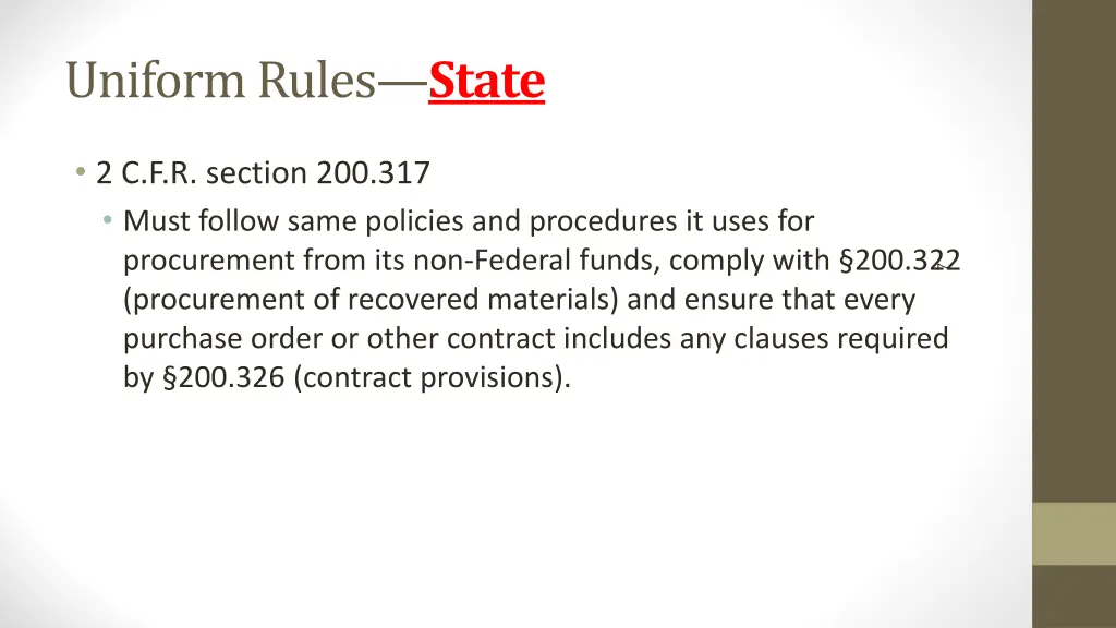 uniform rules state