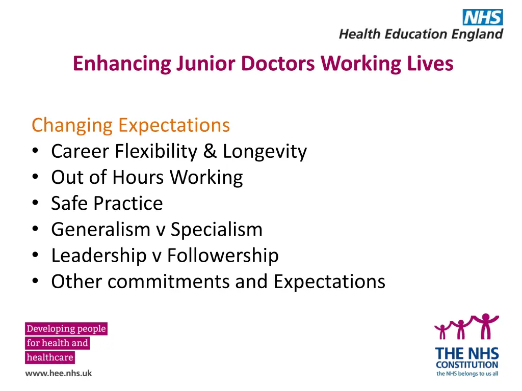 enhancing junior doctors working lives 1