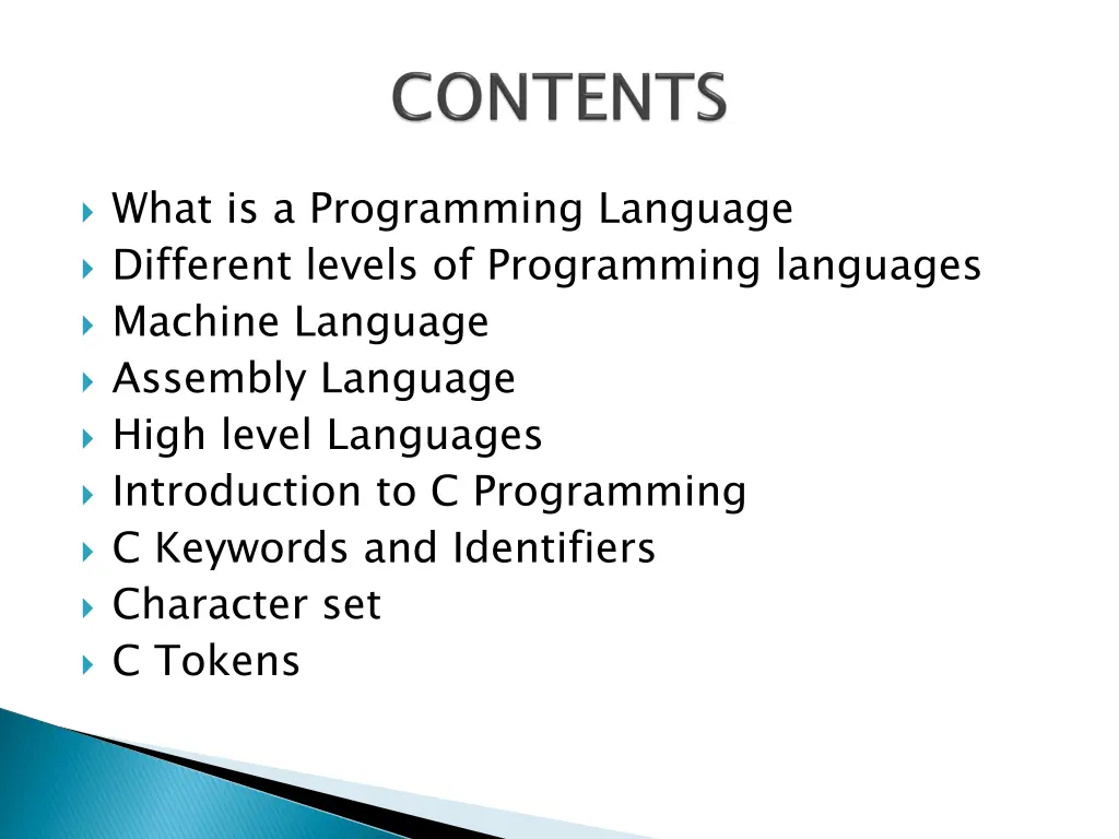 what is a programming language different levels