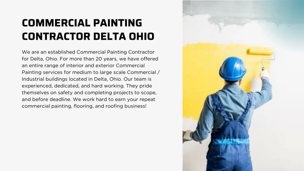 commercial painting contractor delta ohio