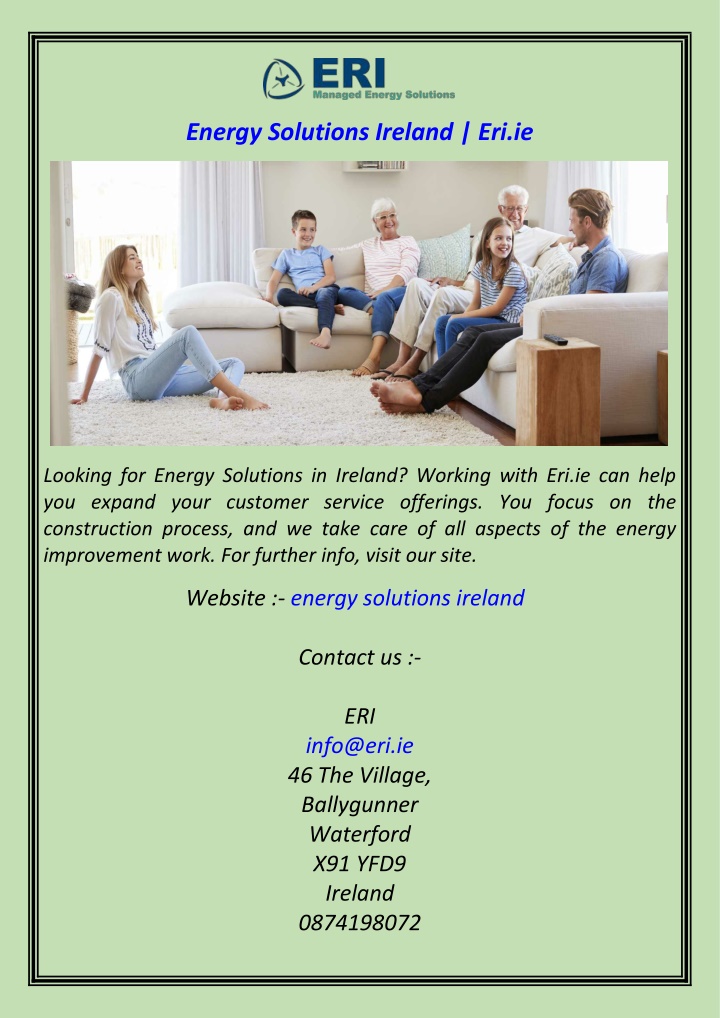 energy solutions ireland eri ie