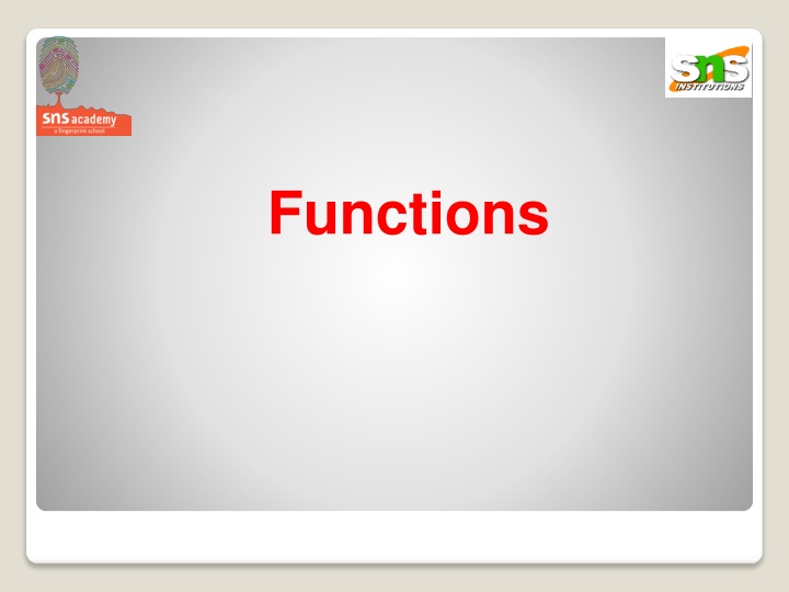 functions