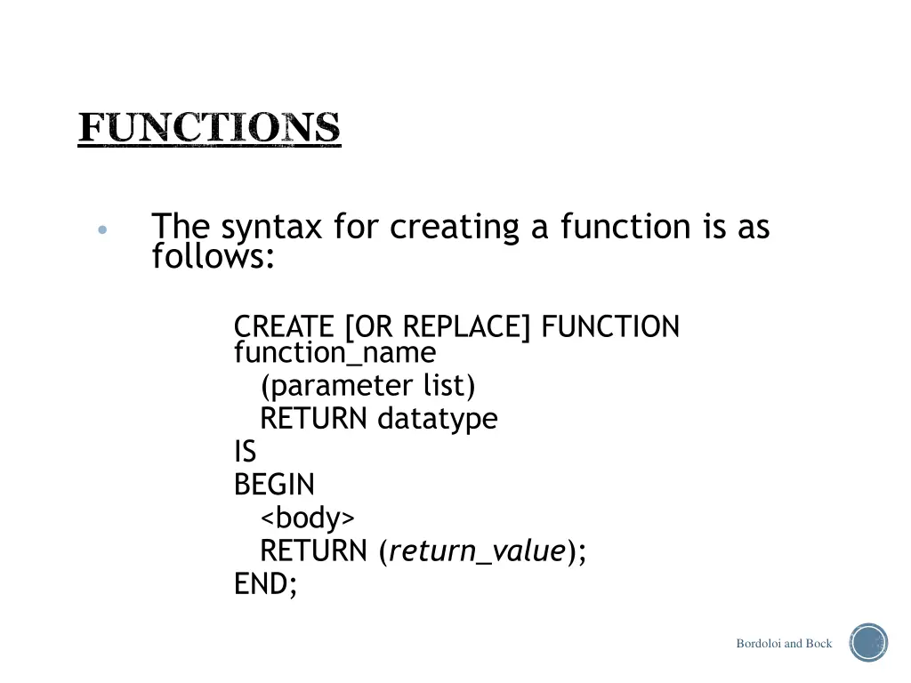 functions 1