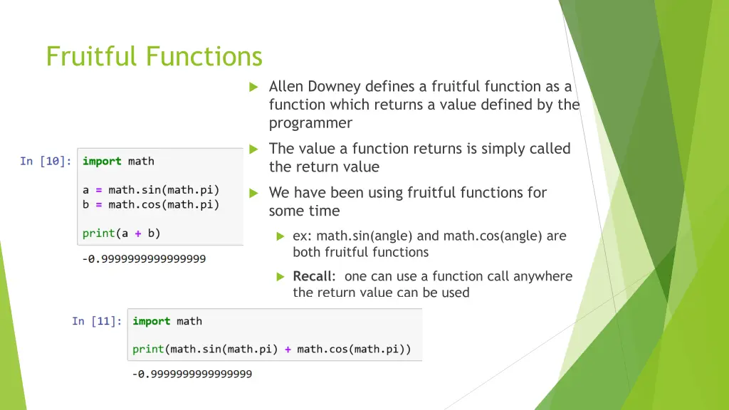 fruitful functions 1