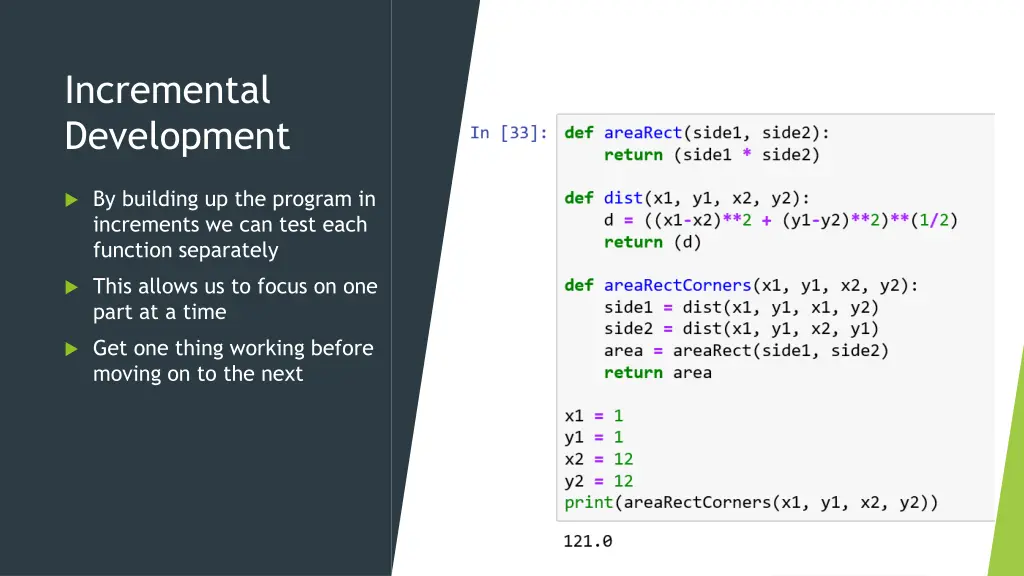 incremental development 1