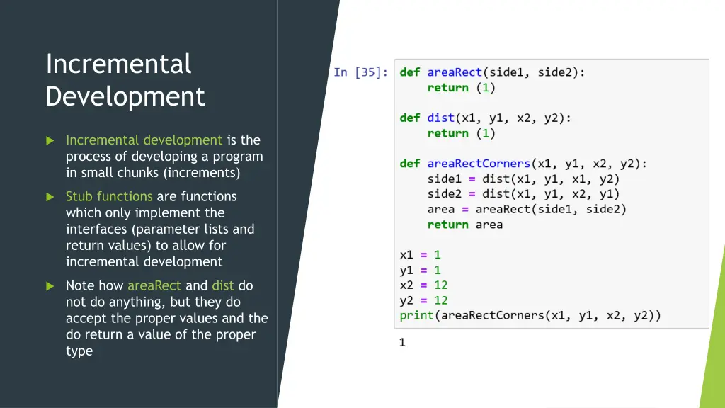 incremental development