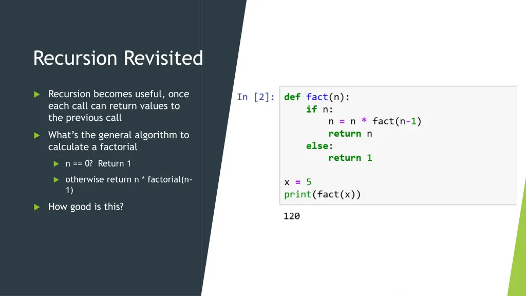 recursion revisited 1