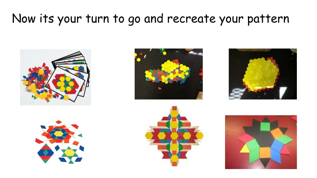 now its your turn to go and recreate your pattern