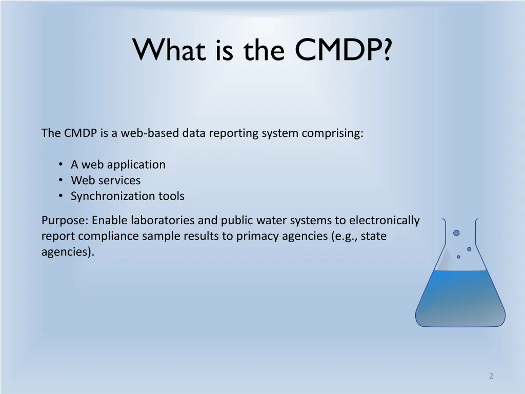 what is the cmdp