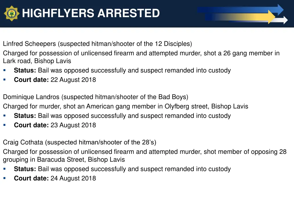 highflyers arrested 6