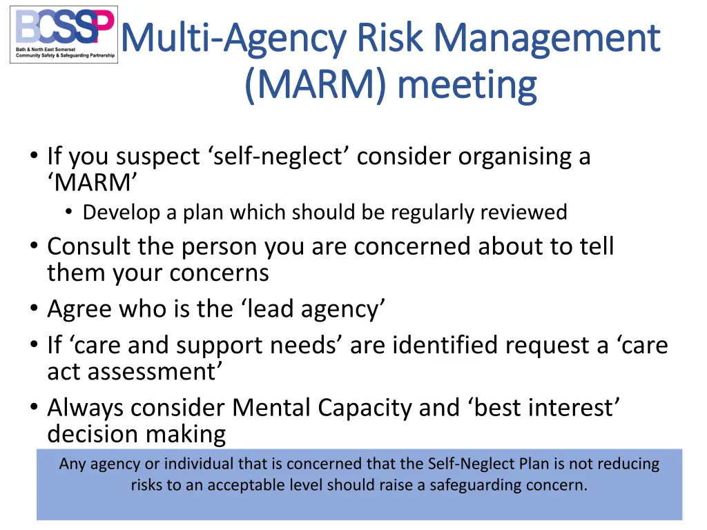 multi multi agency risk management agency risk