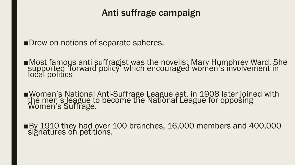 anti suffrage campaign 1