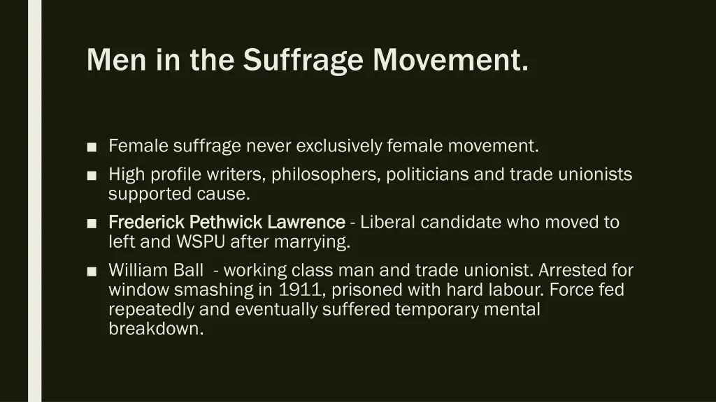 men in the suffrage movement 1