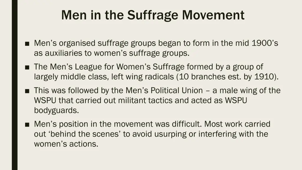 men in the suffrage movement 2