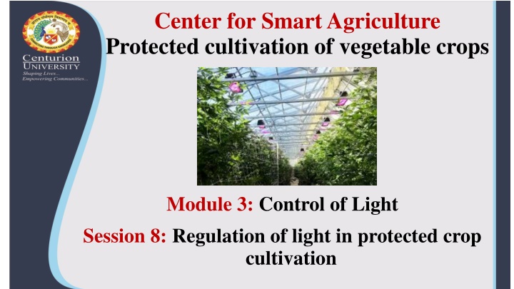 center for smart agriculture protected