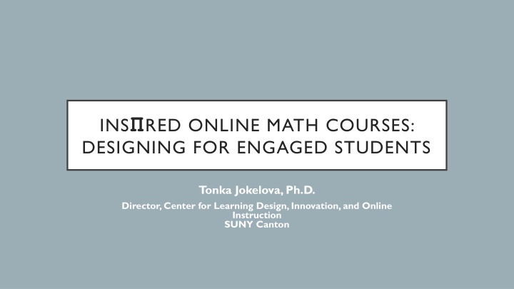 ins red online math courses designing for engaged