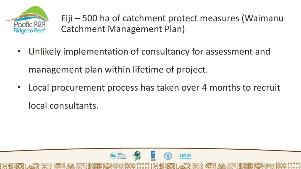 fiji 500 ha of catchment protect measures waimanu