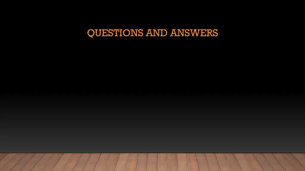 questions and answers