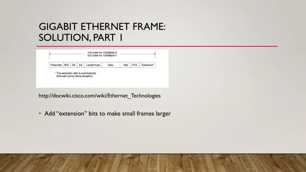 gigabit ethernet frame solution part 1