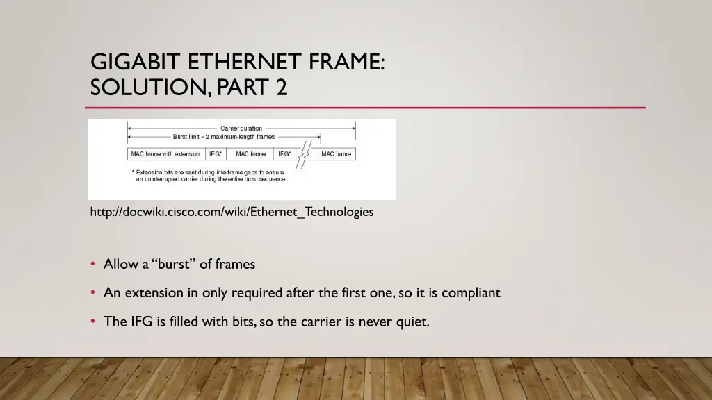 gigabit ethernet frame solution part 2