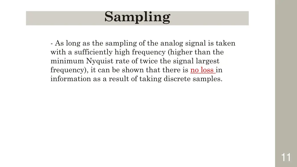 sampling 3