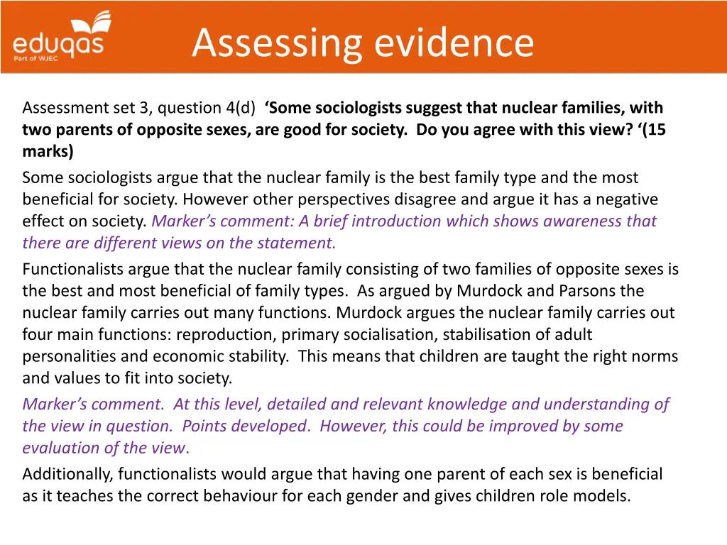 assessing evidence 12