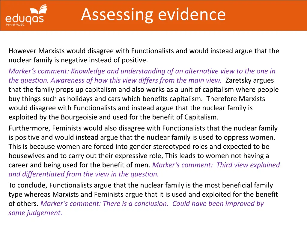 assessing evidence 13