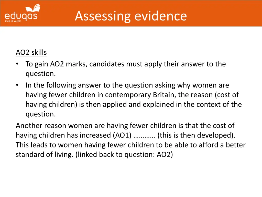 assessing evidence 7