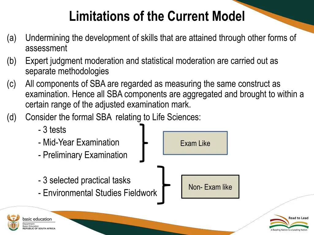 limitations of the current model