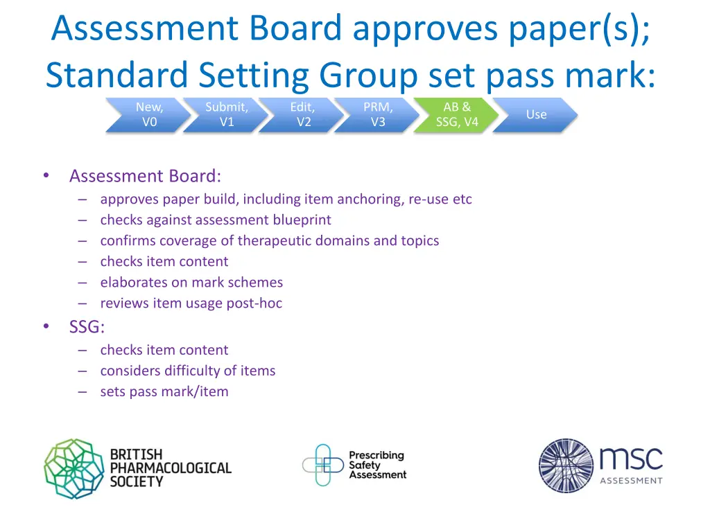 assessment board approves paper s standard