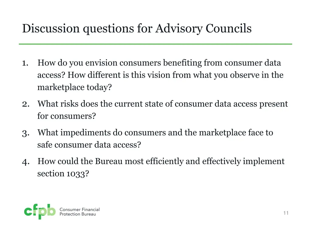 discussion questions for advisory councils