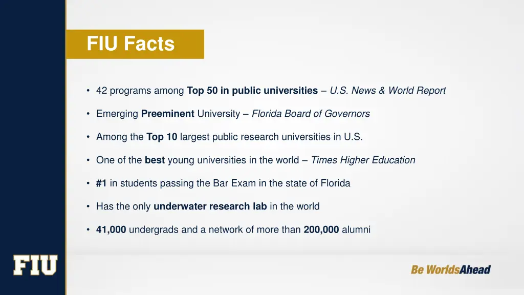 fiu facts