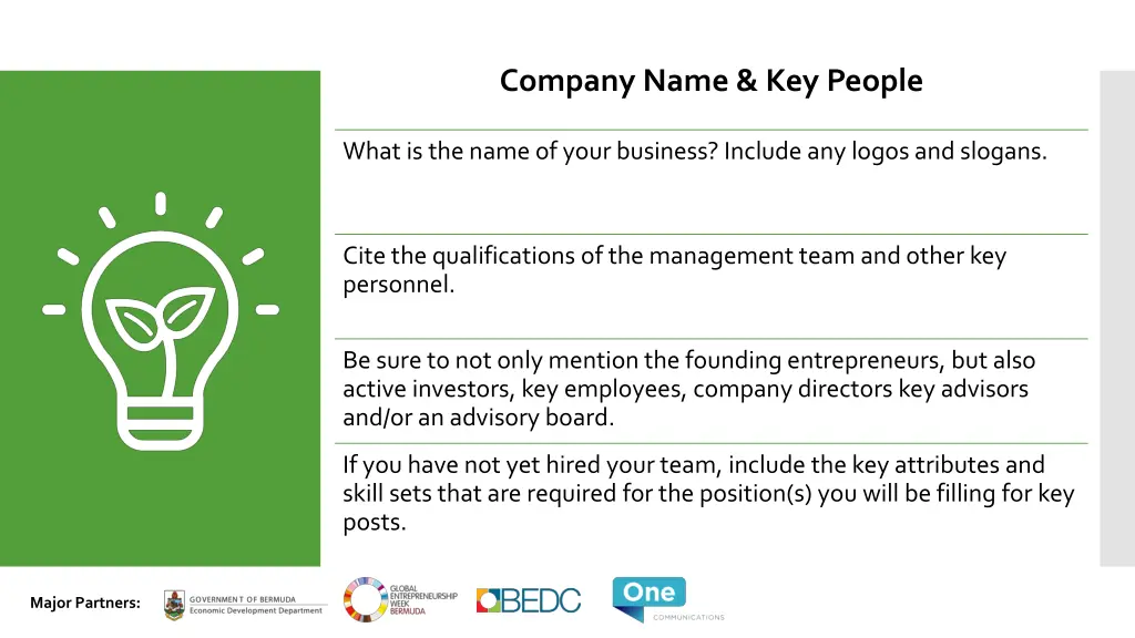 company name key people