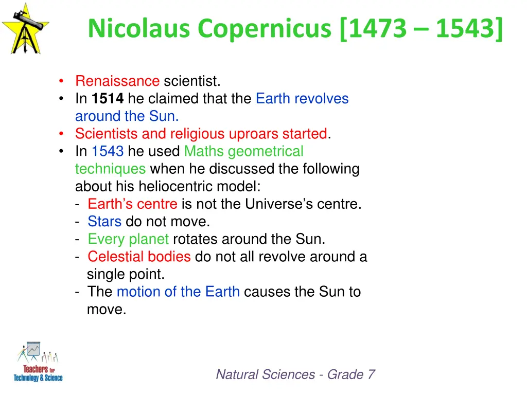 nicolaus copernicus 1473 1543