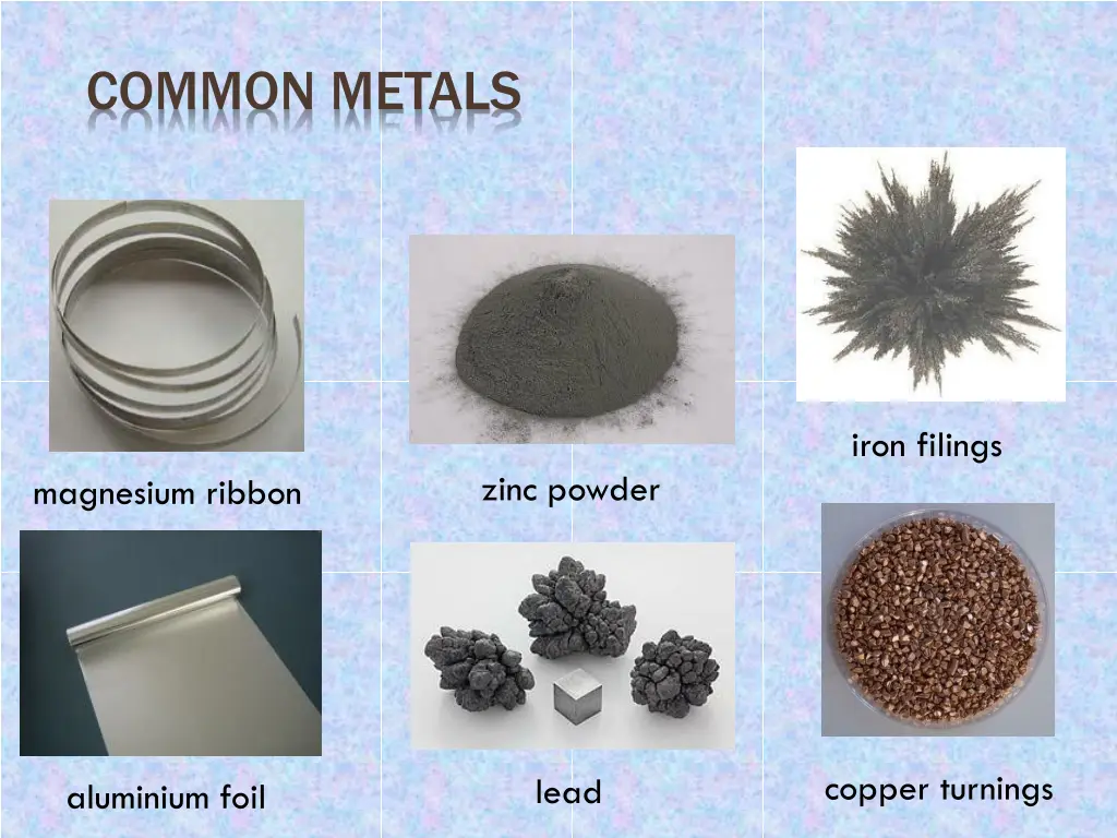 common metals