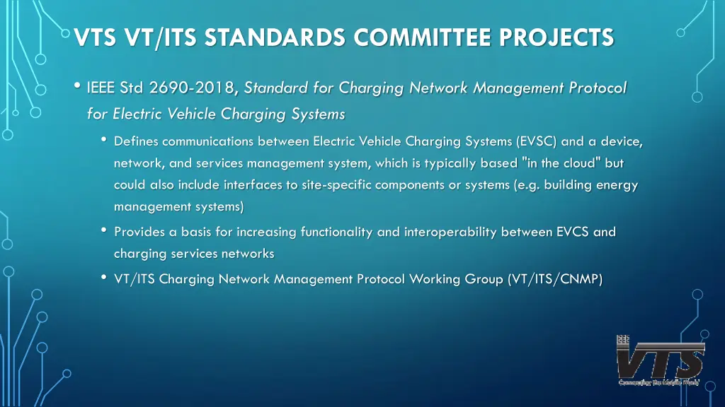 vts vt its standards committee projects 3