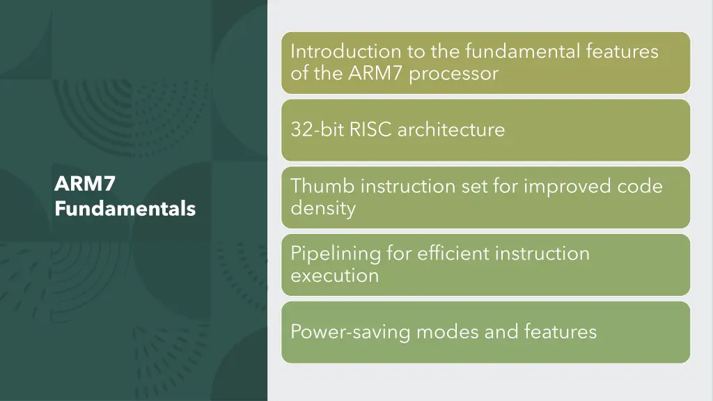 introduction to the fundamental features