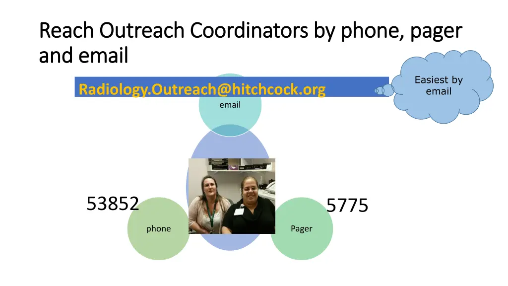 reach outreach coordinators by phone pager reach