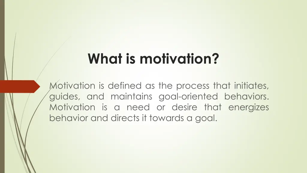 what is motivation