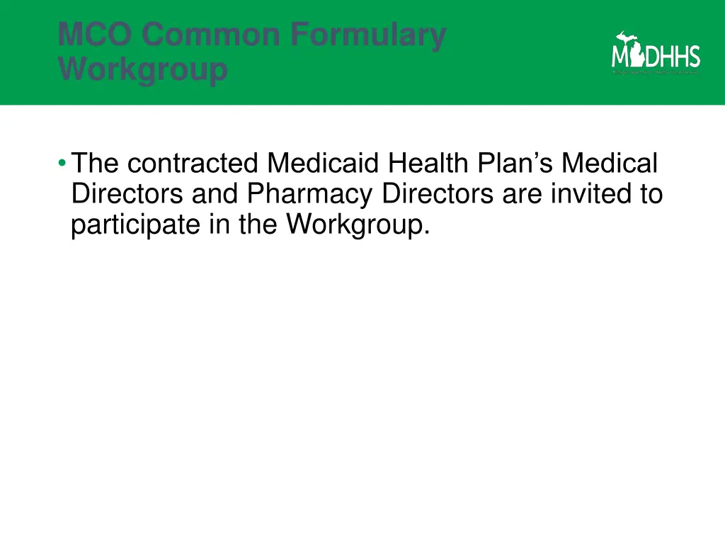 mco common formulary workgroup