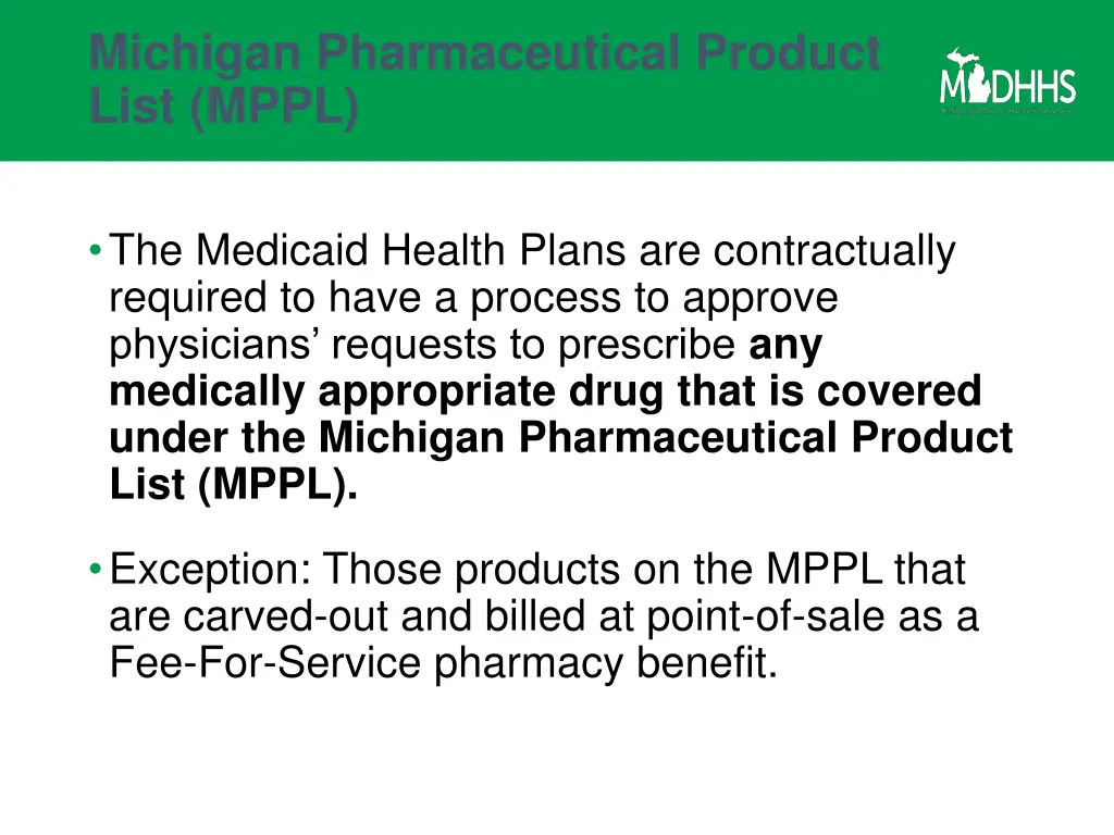 michigan pharmaceutical product list mppl