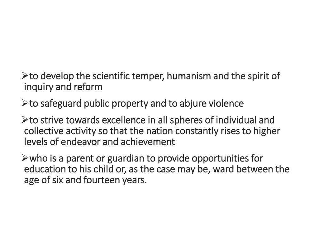 to develop the scientific temper humanism