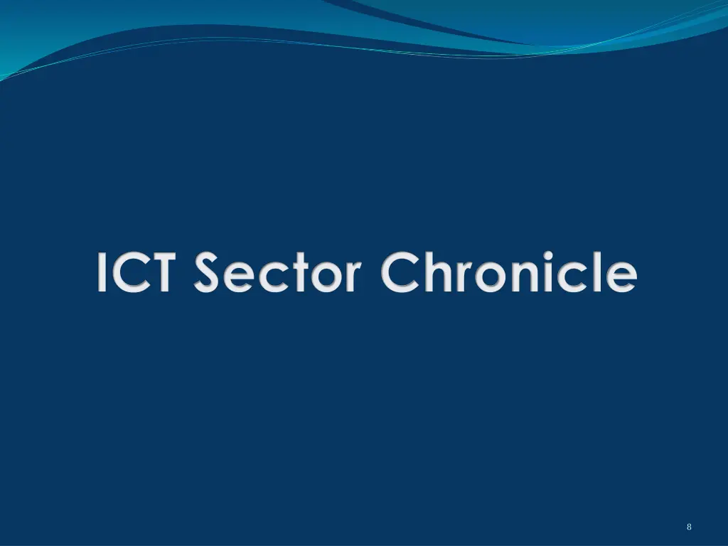 ict sector chronicle