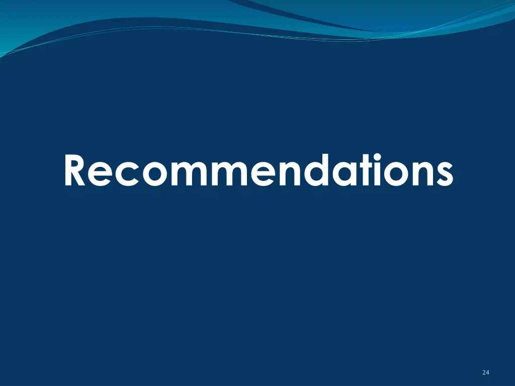 recommendations