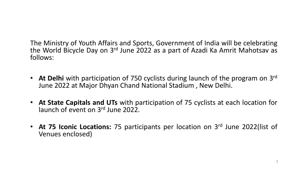 the ministry of youth affairs and sports