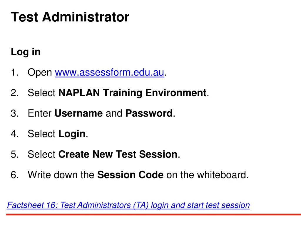 test administrator 1