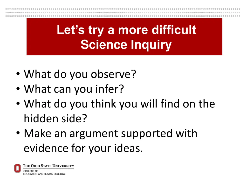 let s try a more difficult science inquiry 1