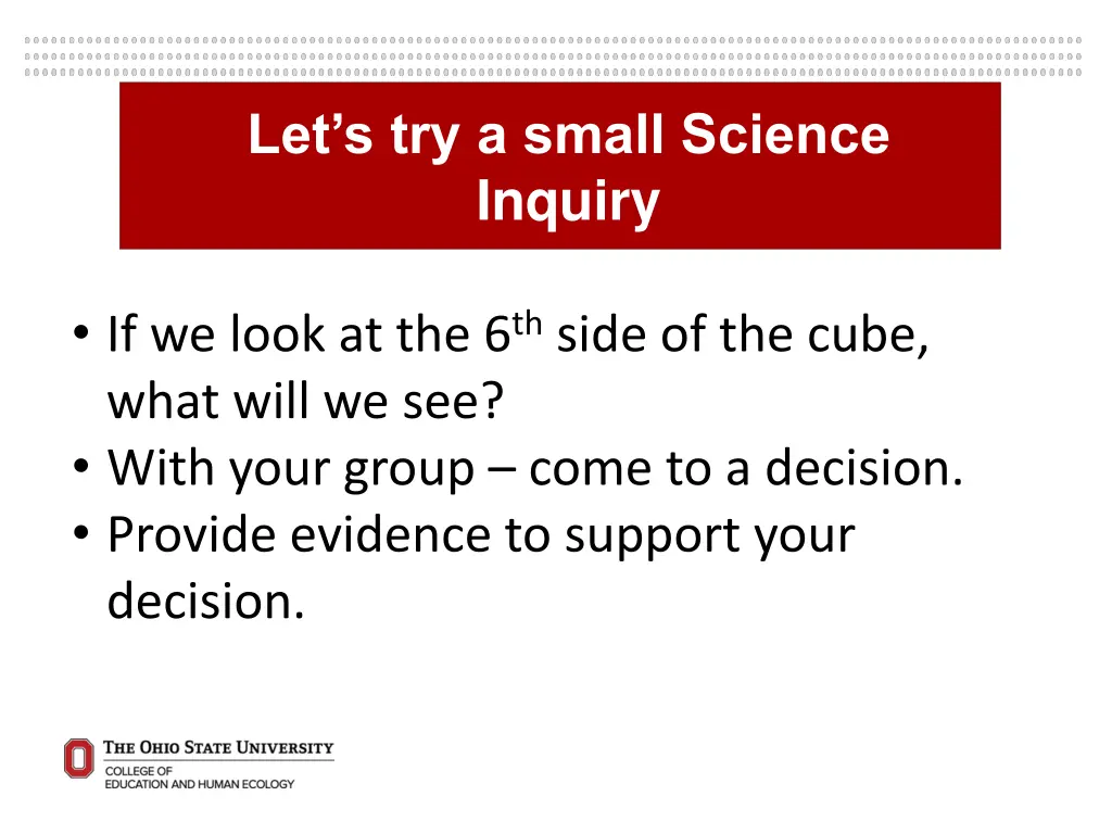 let s try a small science inquiry 1